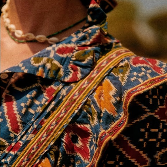 Sezane Anita ruffle top 38 - Picture 6 of 6